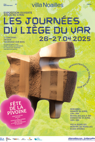 Les Journées du Liége du Var et la Fête de la Pivoine  à la villa Noailles ! - © Villa Noailles Hyères