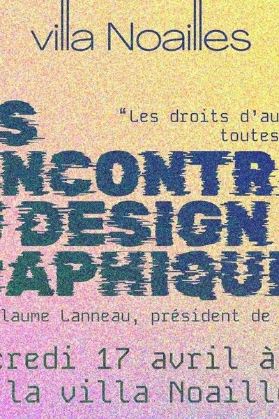 Rencontres du design graphique - © Villa Noailles Hyères