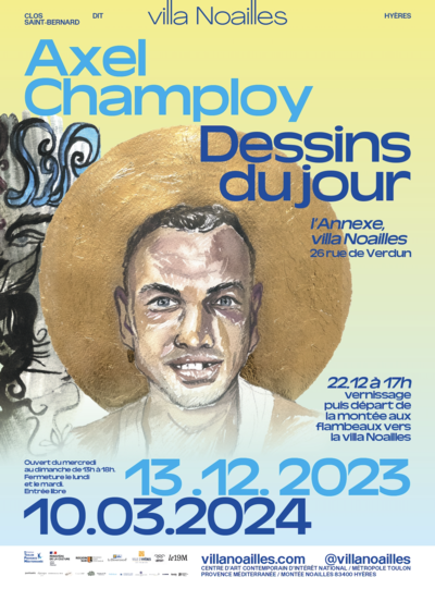Axel Champloy “Dessins du jour” - © Villa Noailles Hyères