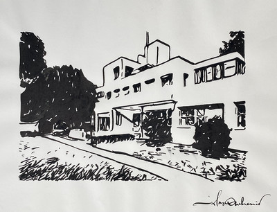 La collection, la villa Noailles photographiée, filmée, peinte, dessinée, brodée - © Nicolas Ouchenir, Villa Noailles Hyères