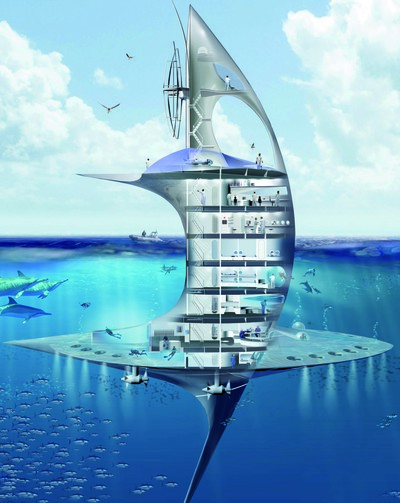 Habiter avec la mer, Jacques Rougerie - © Villa Noailles Hyères