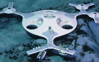 Habiter avec la mer, Jacques Rougerie - © Villa Noailles Hyères