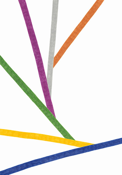 Sans titre, crayons de couleur sur papier, 70x100cm, 2020 - © Villa Noailles Hyères