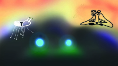 *Elias Hosni*,
vit et travaille à Marseille, 2000

Elias Hosni revendique une esthétique DIY, genre terrain vague digital, et réalise des dessins témoins de la plasticité du numérique. Ses installations façon « récup chez Diogène » participent du même mouvement, et dévoilent un imaginaire en perpétuelle construction, où l’hybridation et la mutation dominent. L’alliance du dessin, de la technologie et du bricolage.

Dessin numérique issu du mémoire clic3, 2023.
Courtesy de l’artiste. - © Villa Noailles Hyères