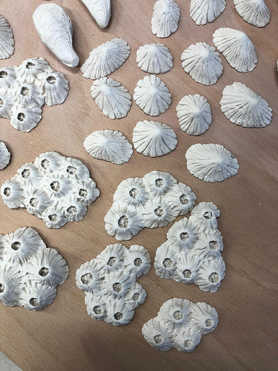 DÉTAIL DE L’OEUVRE RÉALISÉE IN SITU POUR L’ANCIEN ÉVÊCHÉ DE TOULON, 2021 - © Villa Noailles Hyères