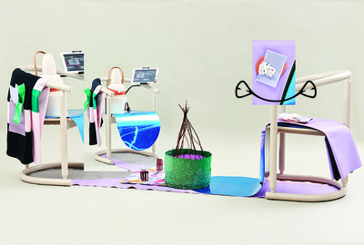 GIULIANA ZEFFERI
OUAIS, MOI J’ÉTAIS GARDIENNE DE BUT IMAGE DÉTOURNÉE
INSTALLATION, 2019 - © Villa Noailles Hyères