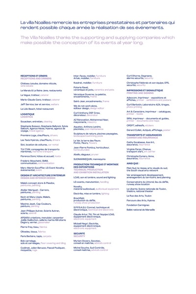 35e festival international de mode, de photographie et d’accessoires de mode - Hyères - © Villa Noailles Hyères