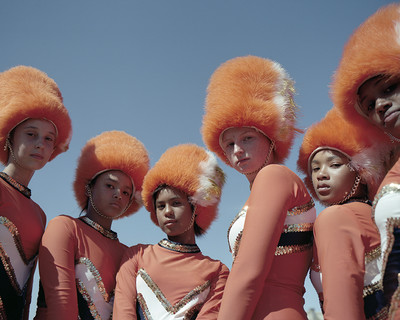 CHLOE HEYDENRYCH, PAIGE TITUS, ASHNIQUE PAULSE, ELIZABETH JORDAN AND CHLOE DE KOCK, FAIRMONT HIGH MAJORETTES, 2018 - © Villa Noailles Hyères