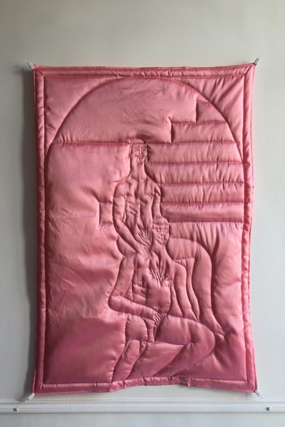 Darius Dolatyari - Portrait of lovers - broderie matelassée - © Villa Noailles Hyères