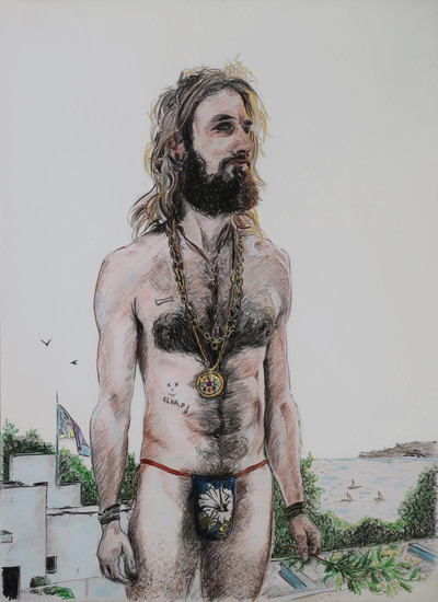 Dessin du jour, Xavier Fenouil - © Villa Noailles Hyères
