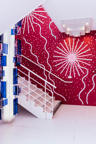 Fresque par Hugo Capron “Crackling Trail” - © Villa Noailles Hyères