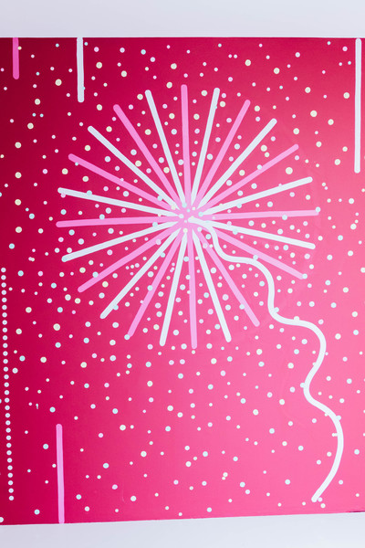 Fresque par Hugo Capron “Crackling Trail” - © Villa Noailles Hyères