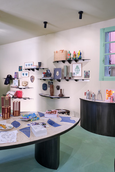 Boutique, scénographie de Maximilien Pellet et Zoé Piter - © Villa Noailles Hyères